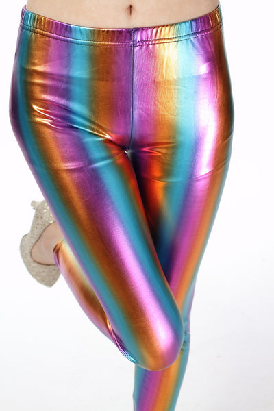 Leggings de Cuero Sintético con Efecto Degradado Láser - Image 11