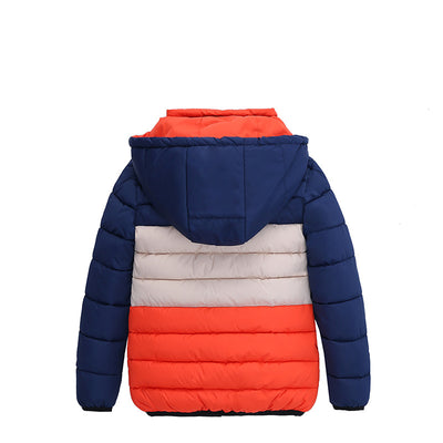 Chaqueta Infantil de Rayas en Algodón y Seda - Diseño Neutro - Image 5