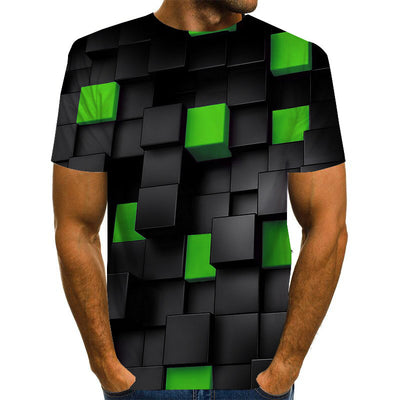 Camiseta Estampada 3D para Hombre de Manga Corta - Image 11