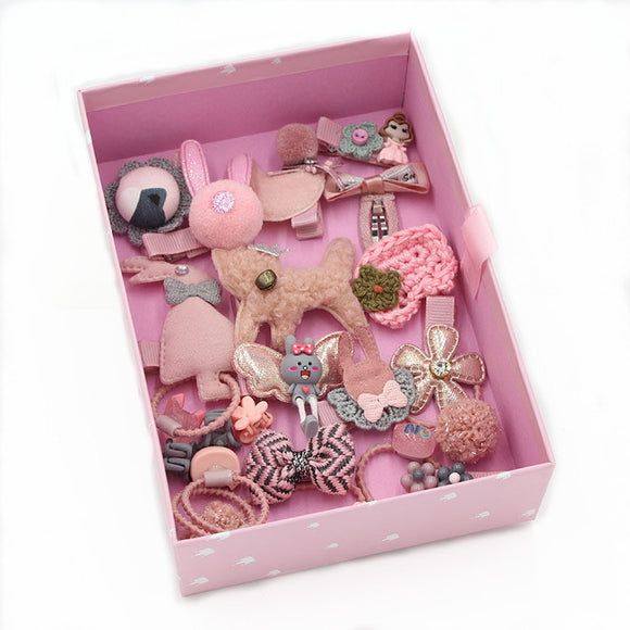 Set de 24 Accesorios para el Cabello con Diseño de Princesas
