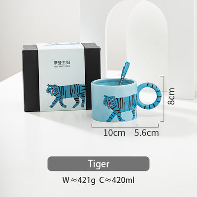 Taza de Cerámica Adorable con Diseño de Animales - Image 23