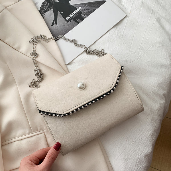 Bolso Bandolera Cuadrado con Textura Fashion - Versátil y Elegante