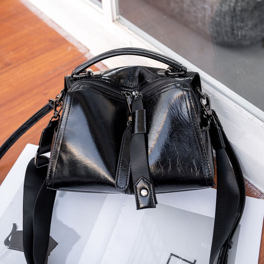 Bolso Bandolera de Cuero Curtido al Óleo para Mujer - Diseño Elegante y Sofisticado - Image 3