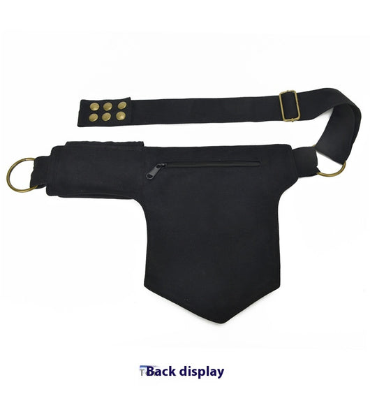 Bolsa Crossbody Retro con Remaches y Compartimentos Múltiples para Hombre y Mujer - Image 15