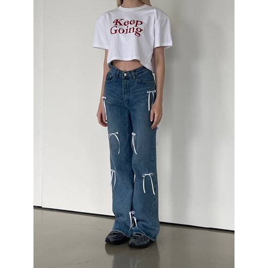 Pantalones Rectos Holgados Estilo Retro para Mujer - Image 8