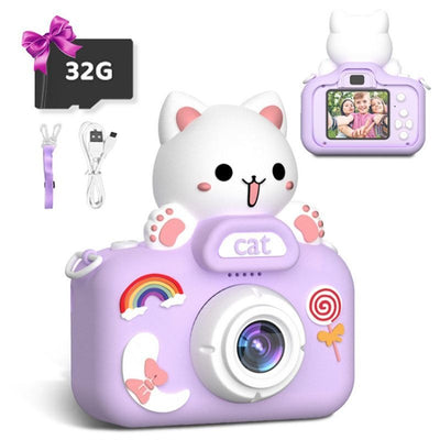 Cámara Digital Infantil Gatito Cabezón - Fotografía para Niños - Image 14