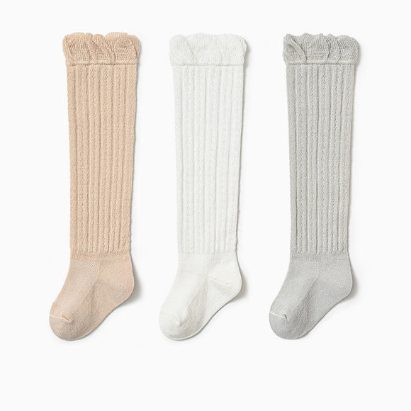 Calcetines Largos para Bebé Over Knee - Tela Fina y Transpirable
