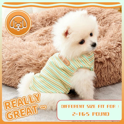 Playera Refrescante para Perros Pequeños - Outfit Primavera Verano Chihuahua Yorkshire - Image 5
