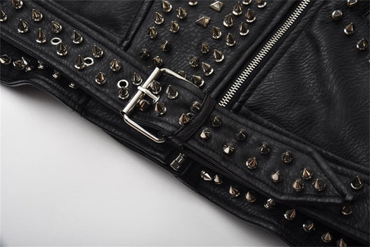 Chaqueta Punk Rock con Tachuelas Pesadas - Image 9