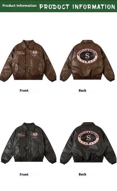 Abrigo Térmico Acolchado con Cuello Alto y Bordado de Letras para Hombre - Image 7