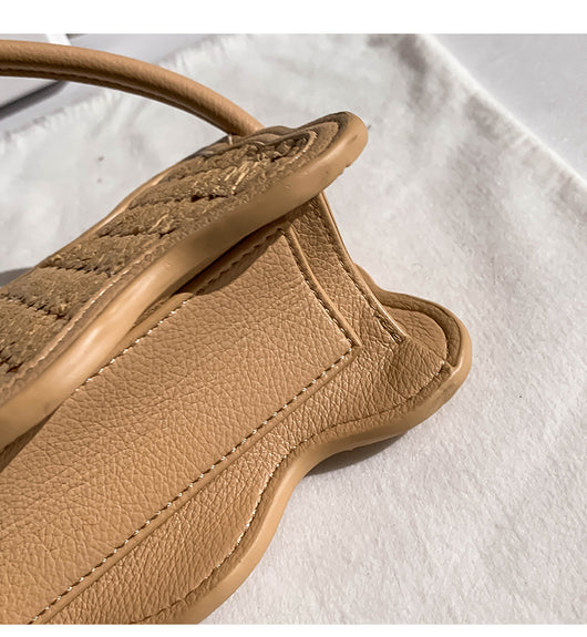 Bolso Tejido de Hombro Único con Patrón de Onda para Mujer - Image 17