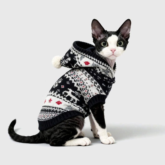 Suéter Navideño para Gatos Sin Pelo - Abrigador para Otoño e Invierno - Image 7