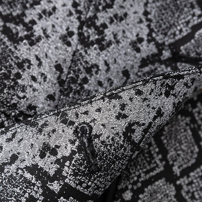 Saco de Dos Botones con Patrón Jacquard Piel - Primavera Otoño - Image 2