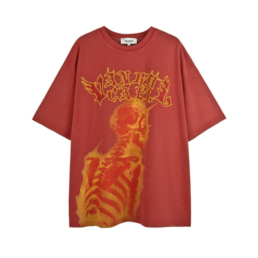 Playera Calavera Urbana Unisex - Diseño Suelto para Pareja - Image 10
