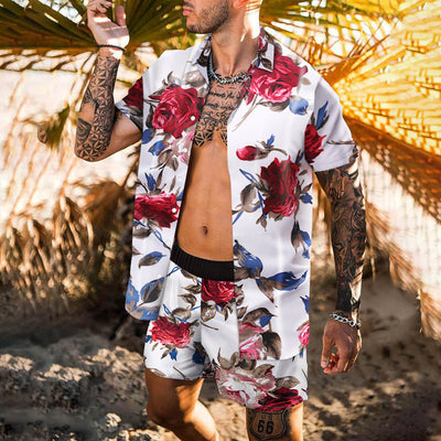 Camisa Playera Suelta Retro para Hombre - Estilo Personalizado de Playa - Image 13