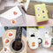 Rollo de 500 Stickers Capibara Infantiles - Pegatinas de Colores para Cuadernos y Guitarra