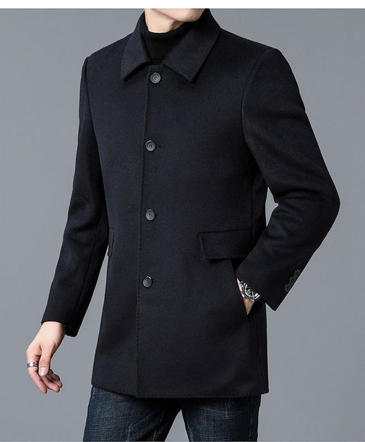 Abrigo de Lana Reversible para Hombre - Uso Todo el Año - Image 16