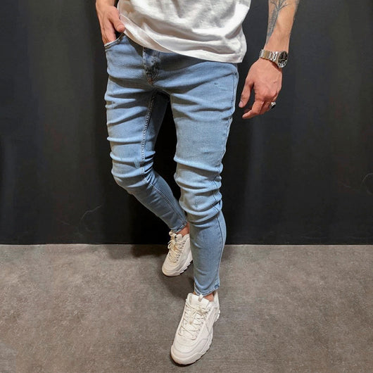 Pantalones Vaqueros Azules para Hombre - Estilo Moderno - Image 7