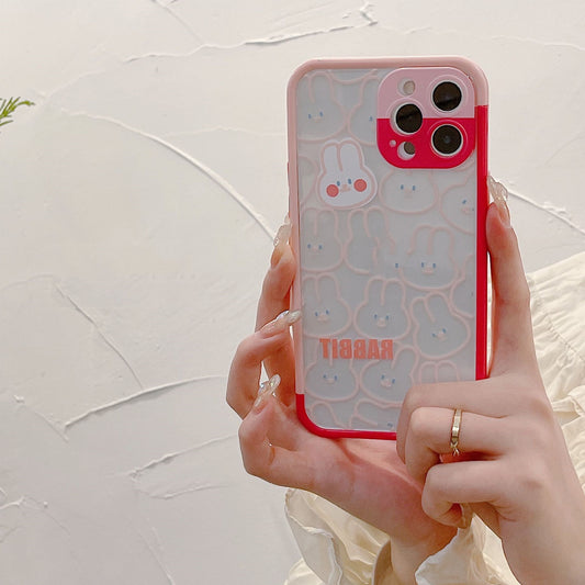 Funda Transparente para Celular con Diseño Osito y Conejito - Image 2
