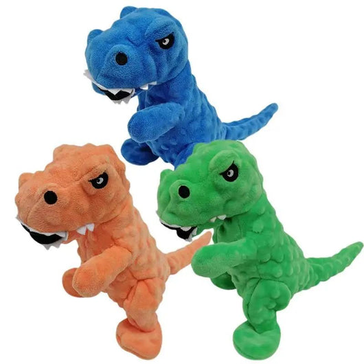 Juguete para Perro Dinosaurio con Sonidos Gruñidos y Chillidos