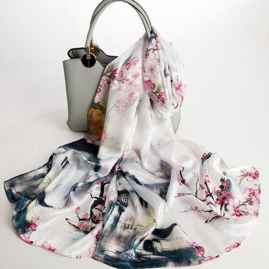 Pañuelo de Seda Versátil para Mamá - Diseño Elegante Multiusos - Image 10