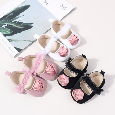 Zapatos Occidentales para Niña con Suela Suave y Detalles de Seda Imitada - Image 7