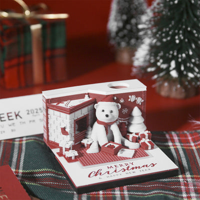 Calendario Navideño 3D con Papel Troquelado y Notas - Image 4