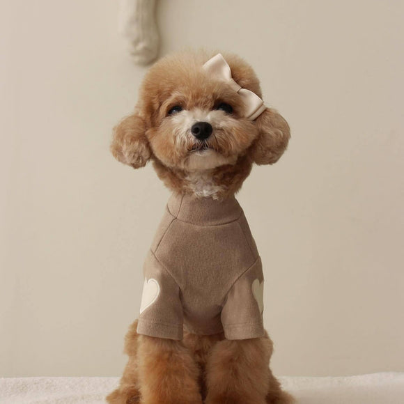 Suéter Bordado para Perro - Abrigo Otoño e Invierno
