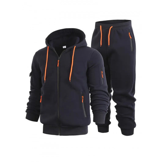 Sudadera Tipo Cardigan para Hombre con Cierre y Bolsillos en los Brazos - Image 4
