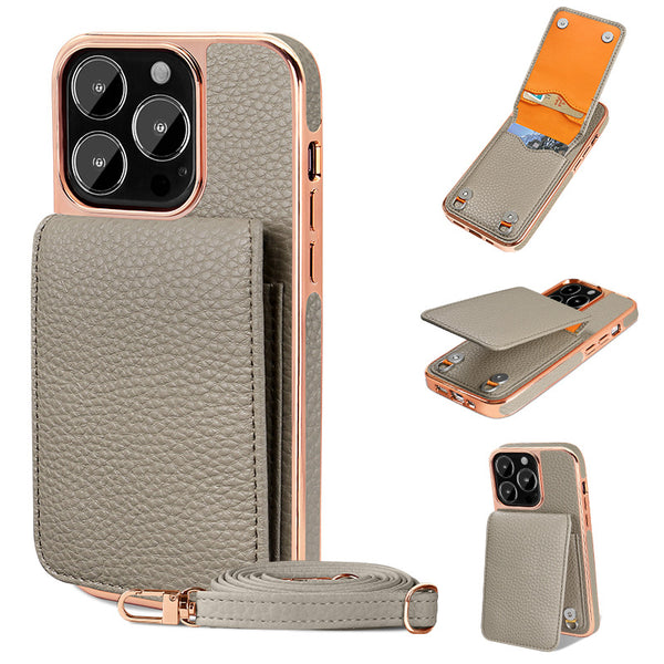 Funda para iPhone 14 con Cordón y Patrón Lichi