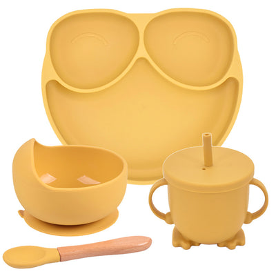 Plato Infantil Divisor con Ventosa de Silicona para Bebés y Niños