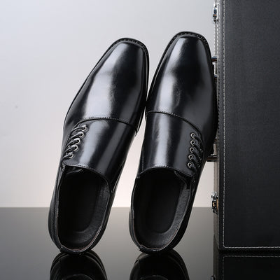Zapatos Hombre Talla Grande Puntera Cuadrada Estilo Japonés - Image 3