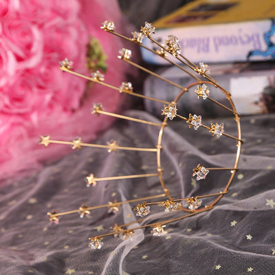 Corona de Novia Artesanal con Estrellas para Boda - Image 3