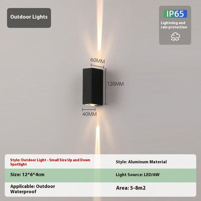 Lámpara LED de Pared Exterior Resistente al Agua - Diseño Moderno y Minimalista - Image 8