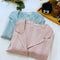 Pijama de Seda Helada con Rayas - Conjunto Corto para Dormir y Casa Mujer Verano