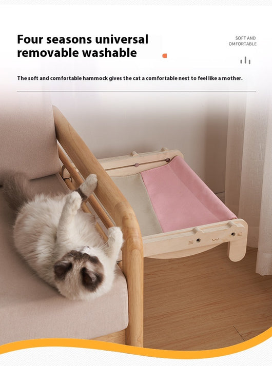 Cama de Madera Maciza para Mascotas - Diseño Versátil para Todas las Estaciones - Image 13