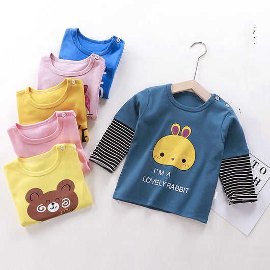 Playera de Manga Larga para Niños en Algodón 100% - Image 2