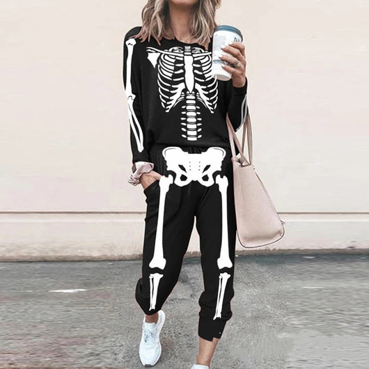 Conjunto Navideño Reno: Blusa y Pantalón Estampado - Image 7