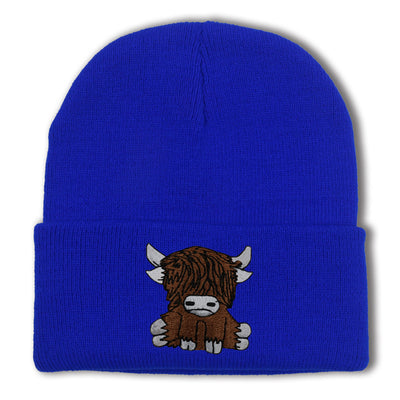 Gorro de Lana Tejido con Diseño de Yak Peludo - Abrigo Otoño e Invierno - Image 20
