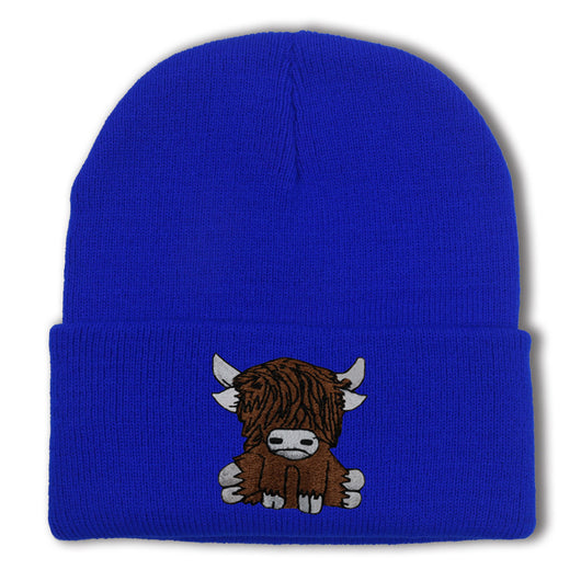 Gorro de Lana Tejido con Diseño de Yak Peludo - Abrigo Otoño e Invierno - Image 20