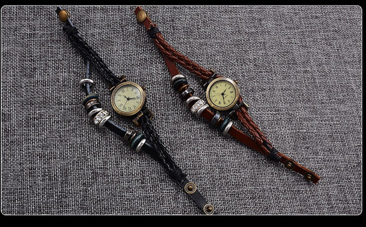 Reloj Pulsera Vintage Artesanal con Giro de Moda para Mujer - Image 13