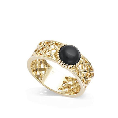 Anillo de Ágata Retro Lujo Ligero para Mujer - Image 7