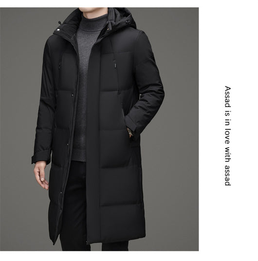 Chaqueta Acolchada de Pato con Gorro Desmontable - Abrigo Cálido Hombre - Image 29