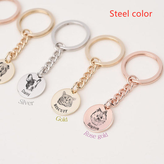 Llavero Personalizado con Foto de Mascota DIY - Image 15