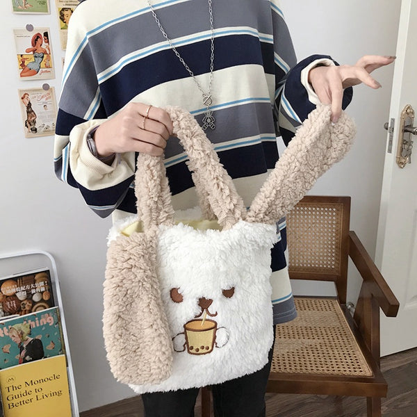 Bolsa Portátil con Orejas Largas - Diseño Versátil y Compacto