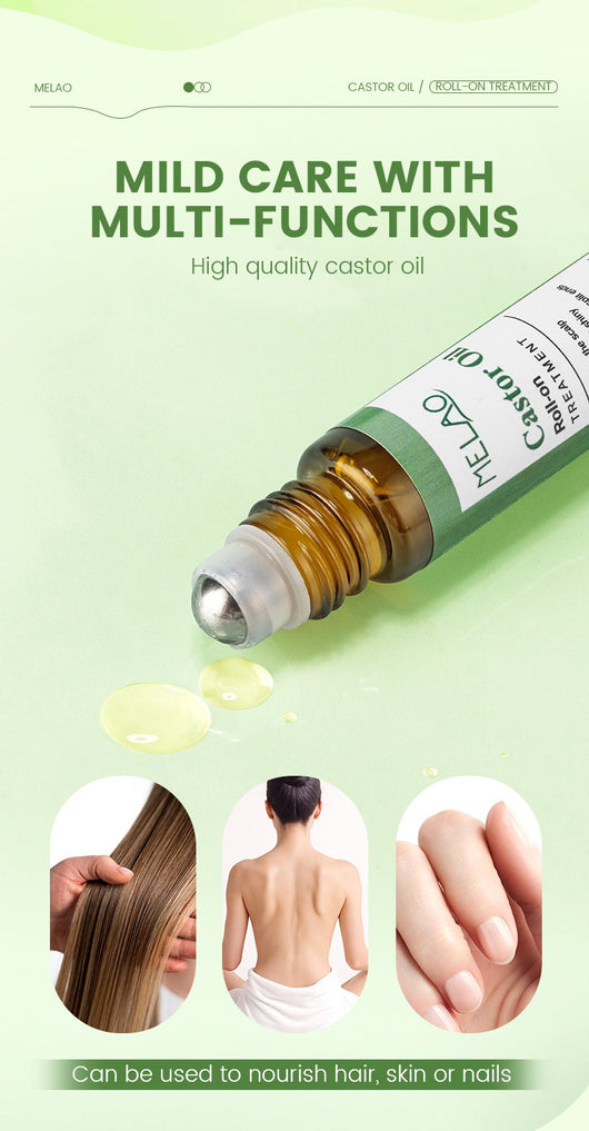 Aceite de Ricino Roll-On 10ml - Sérum Regenerador para Crecimiento Capilar y Cuero Cabelludo - Image 14