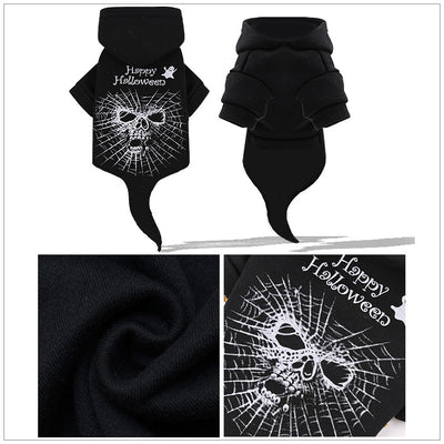 Ropa de Mascota Temática Halloween - Gato Negro, Araña y Calabaza - Image 11