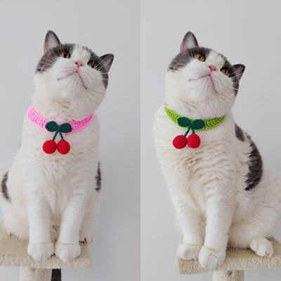 Collar de Lana Tejido a Mano para Gatos - Silencioso y Cómodo - Image 15