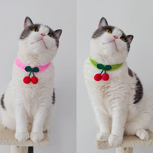 Collar de Lana Tejido a Mano para Gatos - Silencioso y Cómodo - Image 15