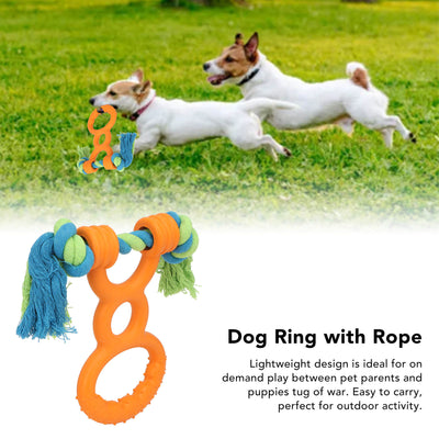 Juguete de Cuerda y Anillo de Goma para Perros - Limpieza Dental y Entrenamiento - Image 6